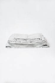 Omne Sleep 4-Piece Pewter Bamboo Twin XL Hypoallergenic Sheet Set