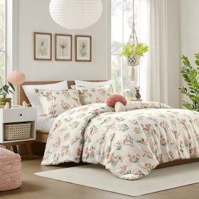 4 Pcs Mushroom Garden Comforter Set(Full/Queen)