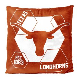 Texas OFFICIAL NHL "Connector" Double Sided Velvet Pillow; 16" x 16"