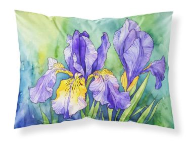 Tennessee Iris in Watercolor Standard Pillowcase Lightweight Super Soft Easy Care Decorative Artwork Pillowcase, Standard