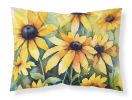 Maryland Black-Eyed Susans in Watercolor Standard Pillowcase Lightweight Super Soft Easy Care Decorative Artwork Pillowcase, Standard