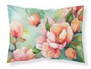 Delaware Peach Blossom in Watercolor Standard Pillowcase Lightweight Super Soft Easy Care Decorative Artwork Pillowcase, Standard