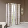 Printed Jacquard Grommet Top Total Blackout Curtain Panel(Only 1 Pc Panel)