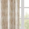 Printed Jacquard Grommet Top Total Blackout Curtain Panel(Only 1 Pc Panel)