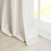 Twist Tab Lined Window Curtain Panel Pair(2 Pcs Window Panels)