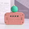 1pc, Mini Alarm Clock, Cute Creative Multifunctional Alarm Clock, Light Desktop Electronic Alarm Clock Cartoon Alarm Clock Without Battery