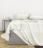 Bamboo Cotton Sheets Soft and Smooth with Viscose from Bamboo Ivory King