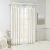 Twist Tab Lined Window Curtain Panel Pair(2 Pcs Window Panels)