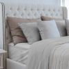 Luxuriously Soft 100% Viscose Derived from Bamboo 4-Piece sheet Set , Oeko-TEX Certified,California King - Lt Gray