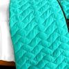 [My Way] 3PC Vermicelli-Quilted Patchwork Quilt Set (Full/Queen Size)