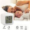 1pc, Multi-Fuction LED Night Light 7 Color Changing Digital Alarm Clock Lamp For Wake Up Bedside Bedroom Holiday Gift