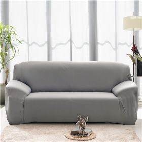 Solid Corner Sofa Covers Couch Slipcovers Elastica Material Sofa Skin Protector Cover Sofa Armchair (Option: 9-Three seat)