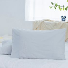 Polyester Knit Waterproof and Stain-Proof Pillowcase (Color: Light gray, size: 47*74(pairs)-3)