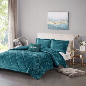 Velvet Duvet Cover Set (Color: as Pic)