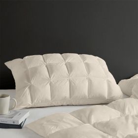 Overfilled Pillow Protector Single Piece(Standard Size) (Color: as Pic)