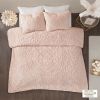 3-Piece Tufted Cotton Chenille Medallion Duvet Cover Set