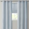 Basketweave Room Darkening Curtain Panel Pair(2 Pcs Window Panels)