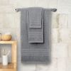 12 Piece Bath Towel Set for Bathroom Wealuxe Collection 2 Bath Towels 4 Hand Towels 6 Washcloths 100% Cotton Soft and Plush Highly Absorbent Soft Towe