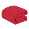 Bed in a Bag 9-Piece Qubilah Red Floral Quilted Comforter & Sheet Set