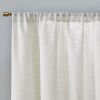 Linen Blend Light Filtering Curtain Panel Pair(2 Pcs Window Panels)