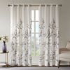 Burnout Printed Curtain Panel Pair(2 Pcs Window Panels)