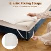 Machine Washable Electric Bed Warmer with Dual Controller 9 Heat Setting and 9-Hour Auto Off and Overheat Protection