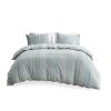 3 Piece Cotton Jacquard Duvet Cover Set