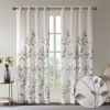 Burnout Printed Curtain Panel Pair(2 Pcs Window Panels)