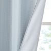 Basketweave Room Darkening Curtain Panel Pair(2 Pcs Window Panels)