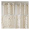 Palm Leaf Burnout Window Sheer(1 Sheer Curtain)